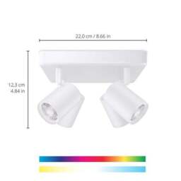 WiZ Imageo Smart 4 Light LED Adjustable Semi Flush Spotlight - thumbnail 2