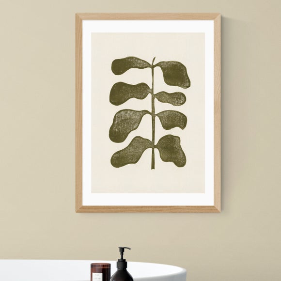 East End Prints Linocut Branch Print - image 1