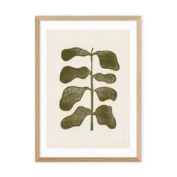 East End Prints Linocut Branch Print - thumbnail 2