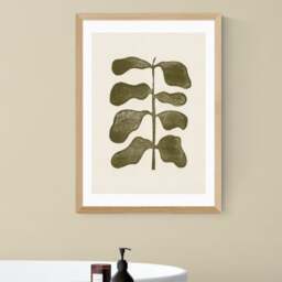 East End Prints Linocut Branch Print - thumbnail 1