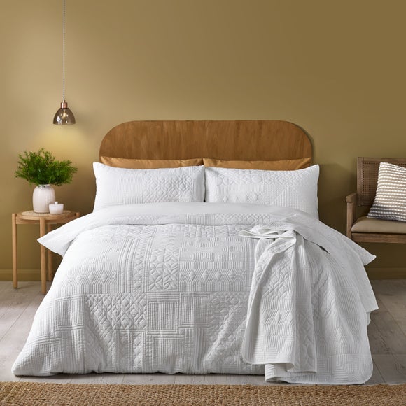 Catherine Lansfield Folkstone Geo Duvet Cover & Pillowcase Set - image 1