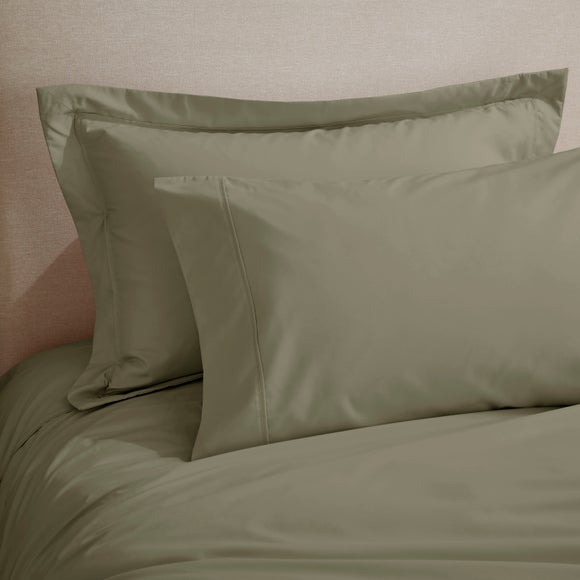 Dorma Crisp & Fresh 400 Thread Count 100% Cotton Percale Kingsize Standard Pillowcase