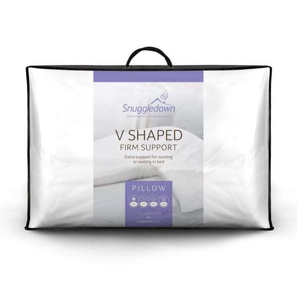 Snuggledown Retreat V Shape Firm Pregnancy Pillow - image 1