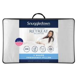 Snuggledown Retreat V Shape Firm Pregnancy Pillow - thumbnail 2