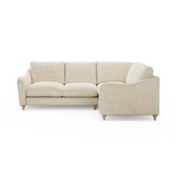 Hattie Slub Faux Linen Corner Sofa - thumbnail 2