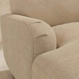 Arthur Linen Chenille Corner Chaise Sofa - thumbnail 3