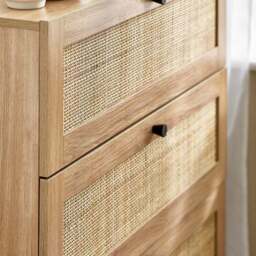 Hollis 3 Drawer Chest, Oak - thumbnail 2