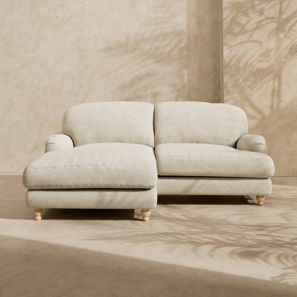 Arthur Waffle Chenille Corner Chaise Sofa - image 1