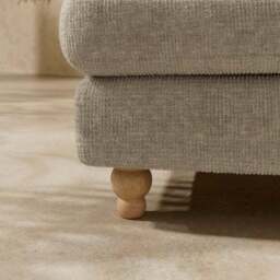 Arthur Waffle Chenille Corner Chaise Sofa - thumbnail 5