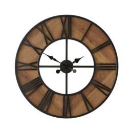 Fulton Industrial Skeleton Wall Clock - thumbnail 3