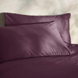 100% Egyptian Cotton 220 Thread Count Standard Pillowcase Pair - thumbnail 1