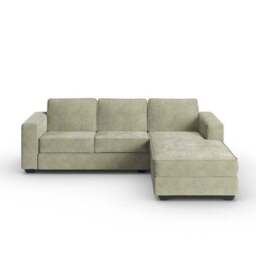 Claude Soft Tonal Chenille Corner Chaise Sofa - thumbnail 6