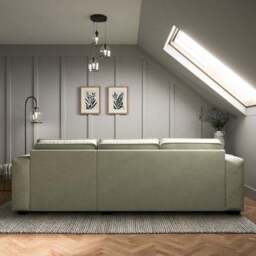 Claude Soft Tonal Chenille Corner Chaise Sofa - thumbnail 2