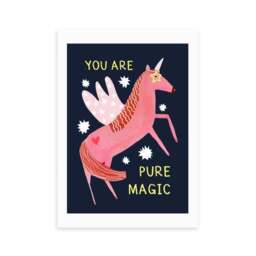 East End Prints Magic Unicorn Print - thumbnail 2