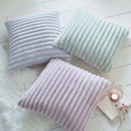Appletree Morritz Faux Fur Square Cushion - thumbnail 5
