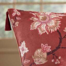 Jacobean Printed Square Cushion Cover - thumbnail 3