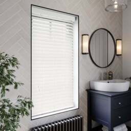 Made To Measure 63mm Slats White Textured Venetian Blind - thumbnail 3