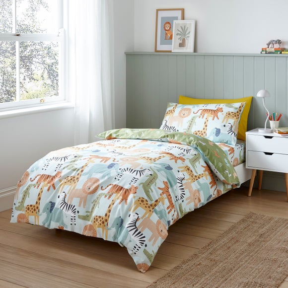 Safari Adventure Organic Cotton Duvet Cover and Pillowcase Set - image 1