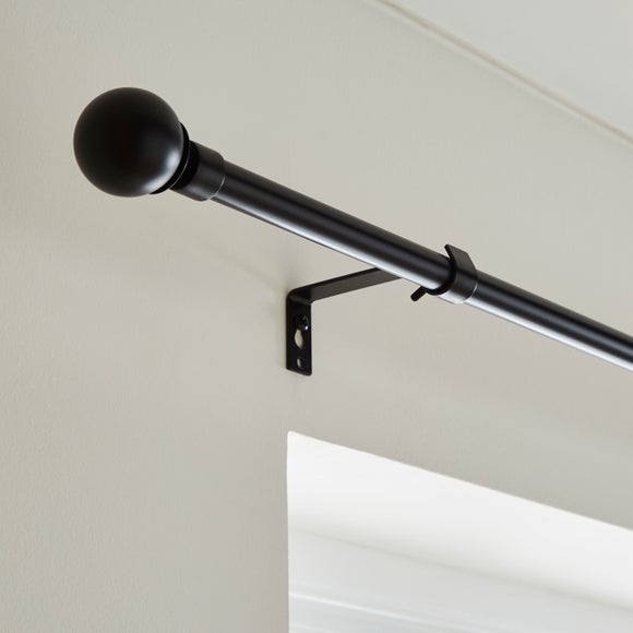 Globe Extendable Metal Eyelet Curtain Pole - image 1