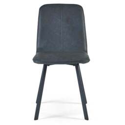Goya Set Of 2 Dining Chairs, Faux Leather - thumbnail 5