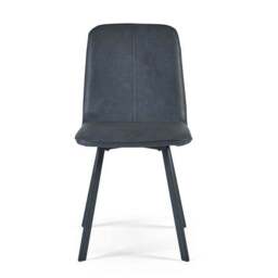 Goya Set Of 2 Dining Chairs, Faux Leather - thumbnail 4