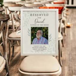 Personalised Reserved For Photo Poster Frame - thumbnail 3
