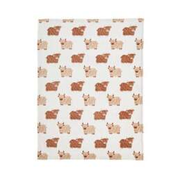 Highland Cow Fleece Throw Blanket, 130cm x 170cm - thumbnail 4