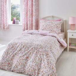 Catherine Lansfield Enchanted Butterfly Reversible Duvet Cover & Pillowcase Set - thumbnail 3