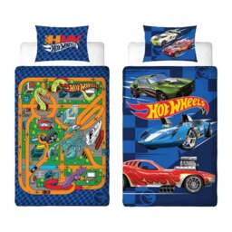 Hot Wheels Playful Microfibre Single Duvet Cover & Pillowcase Set - thumbnail 6