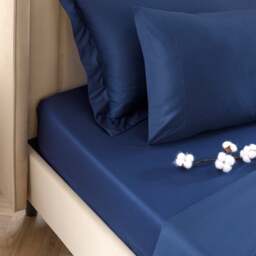 Dorma Smooth & Soft 300 Thread Count 100% Cotton Sateen Fitted Sheet - thumbnail 1