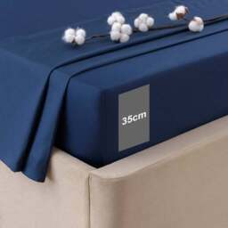 Dorma Smooth & Soft 300 Thread Count 100% Cotton Sateen Fitted Sheet - thumbnail 2