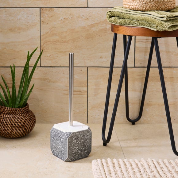 Tile Embossed Toilet Brush - image 1