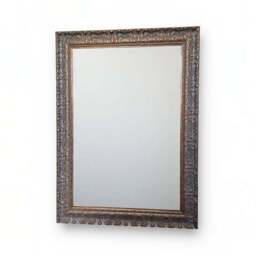 Yearn Carved Antique Bevelled Rectangle Wall Mirror - thumbnail 3