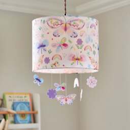 Rainbows & Butterflies Easy Fit Mobile Lamp Shade - thumbnail 1