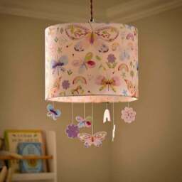 Rainbows & Butterflies Easy Fit Mobile Lamp Shade - thumbnail 2