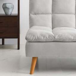 Cloud Fabric Corner Double Sofa Bed - thumbnail 3