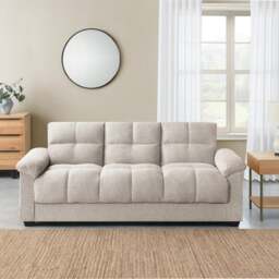 Margo Chenille 3 Seater Sofa Bed - thumbnail 1