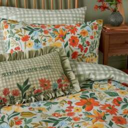 Meadow Haze Polycotton Duvet Cover & Pillowcase Set - thumbnail 2