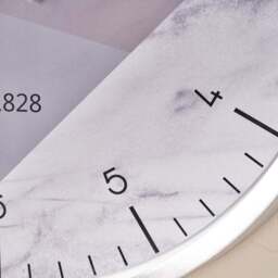 Geometric Marble Print Wall Clock - thumbnail 2