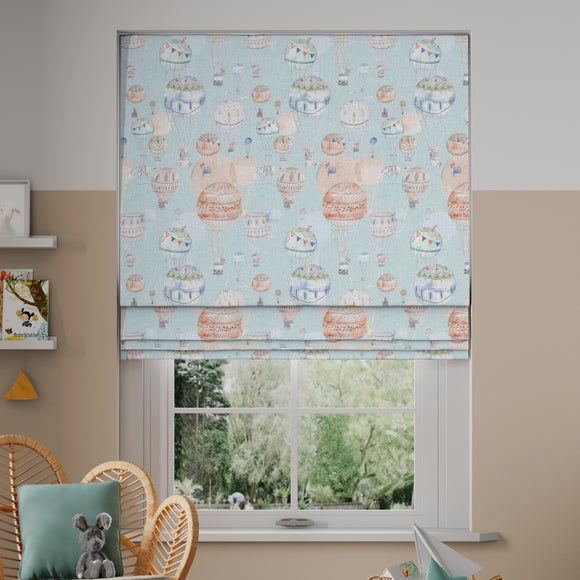 Little Adventurers Hot Air Balloon Made to Measure Roman Blind - image 1