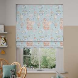 Little Adventurers Hot Air Balloon Made to Measure Roman Blind - thumbnail 1