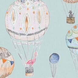 Little Adventurers Hot Air Balloon Made to Measure Roman Blind - thumbnail 2