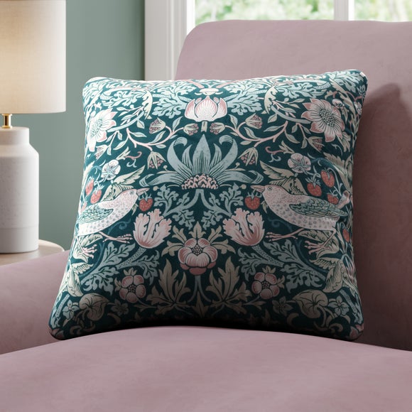 Strawberry Thief Velvet Made to Order Cushion Cover - image 1