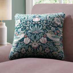 Strawberry Thief Velvet Made to Order Cushion Cover