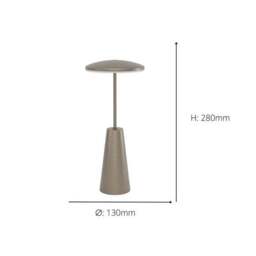 EGLO Piccola Touch Dimmable Outdoor Table Lamp - thumbnail 4