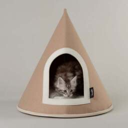 Scruffs Stockholm Felt Cone Cat Bed - thumbnail 3