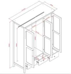 Lynton Triple Wardrobe - thumbnail 6