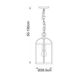 Vogue Lambeth Glass Pendant Light - thumbnail 6