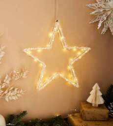 Light Up Double Acrylic Star Decoration - thumbnail 3