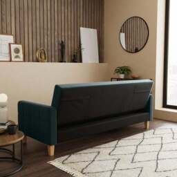 Harlow Velvet Storage Double Sofa Bed - thumbnail 3